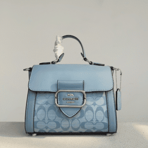 Coach Morgan Tophandle Long Shoulder Strap Handbag - Blue 34604 | Sandra Bags