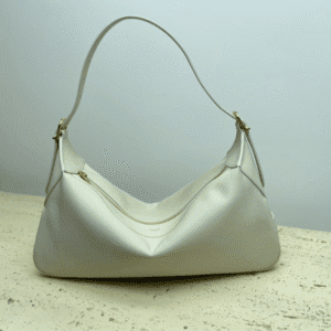Celine Romy Medium Soft Cow Leather Handbag - White 19305 | Sandra Bags