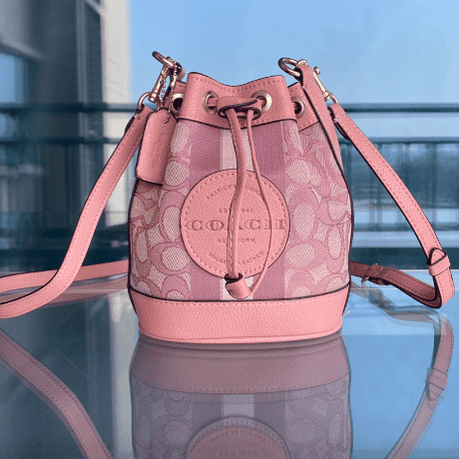 Coach Mini Macaron Color Bucket Bag - Pink 19355 | Sandra Bags