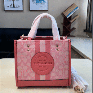 Coach Dempsey Vertical Small Tote Shopping Bag - Red 29981 | Sandra Bags