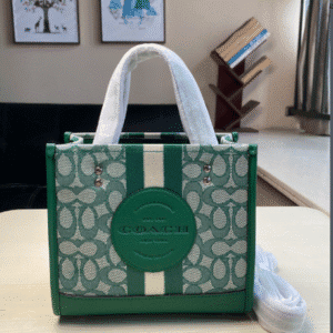 Coach Dempsey Vertical Small Tote Shopping Bag - Green 54993 | Sandra Bags