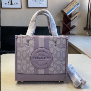 Coach Dempsey Vertical Small Tote Shopping Bag - Purple 61132 | Sandra Bags