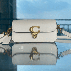 Coach Studio Baguette Crossbody Bag - White 68351 | Sandra Bags