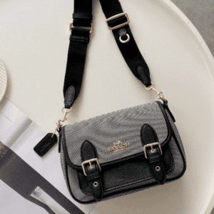 Coach Lucy Flip-top Printed Buckle Crossbody Bag - Black 76983 | Sandra Bags