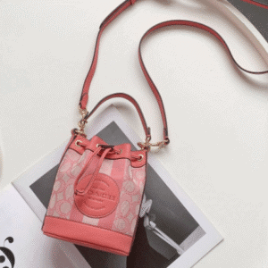 Coach Mini Macaron Color Bucket Bag - Pink 67366 | Sandra Bags
