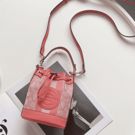 Coach Mini Macaron Color Bucket Bag - Pink 67366 | Sandra Bags
