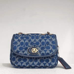 Coach Quilted Pillow Madison Shoulder Bag - Blue 51176 | Sandra Bags