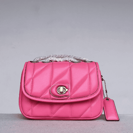 Coach Chain Pillow Madison Armpit Crossbody Bag - Pink 44575 | Sandra Bags