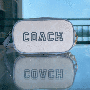 Coach Jme Classic Logo Shoulder Armpit Bag - White 95219 | Sandra Bags