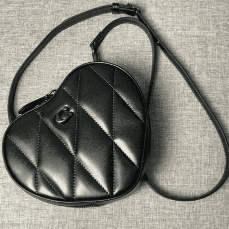 Coach Heart Shape Crossbody Bag - Black 86201 | Sandra Bags