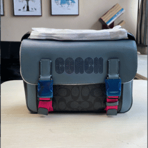 Coach Men's Track Crossbody Messenger Bag - Blue 12743 | Sandra Bags