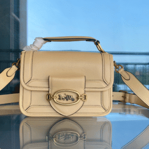 Coach Hero Large Shoulder Bag - Cream 33785 | Sandra Bags