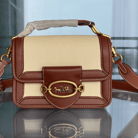 Coach Hero Large Shoulder Bag - Brown 72162 | Sandra Bags