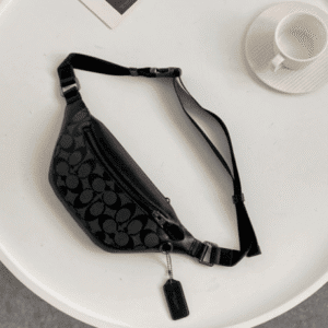 Coach Mini Waist Bag - Black 39985 | Sandra Bags