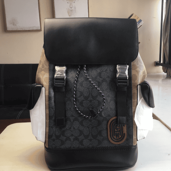 Coach Classic Men's Presbyopic Canvas Backpack - Black 74528 | Sandra Bags