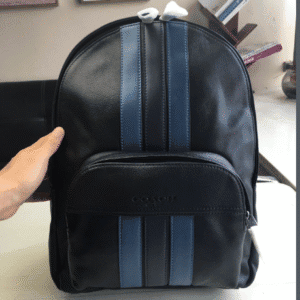 Coach’s 19th New Large-sized Backpack - Black/Blue 15196 | Sandra Bags