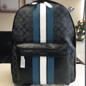 Coach Men's Casual Backpack - Black/Blue 42713 | Sandra Bags