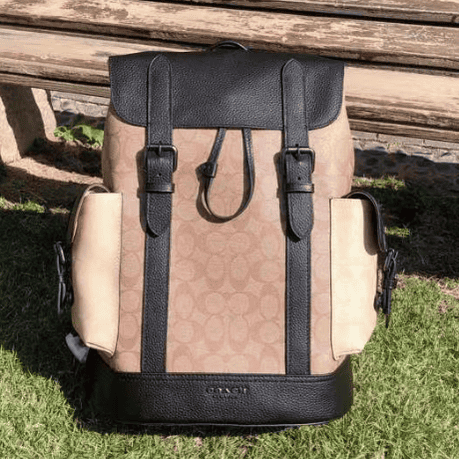Coach Hudson Series Backpack - Cream 74794 | Sandra Bags