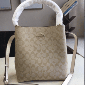 Coach Large Town Bucket Bag - White 53920 | Sandra Bags