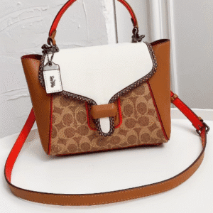 Coach Courier Carryall Catfish Bag - White/Brown 90643 | Sandra Bags