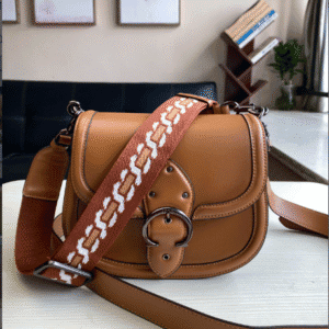 Coach Saddle Shoulder Strap Bag - Brown 61387 | Sandra Bags