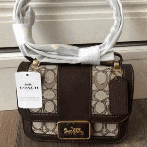 Coach Alie Series Small Handbag - Chocolate Brown 98541 | Sandra Bags