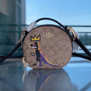 Coach C Family and Basquiat Joint Round Cake Bag 61442 | Sandra Bags