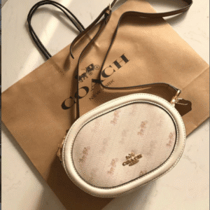 Coach Outlet Women's Bag Carriage Pattern Camera Bag - Cream 57620 | Sandra Bags