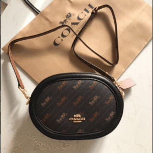 Coach Outlet Women's Bag Carriage Pattern Camera Bag - Black 14478 | Sandra Bags