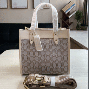 Coach Jacquard Field No. 22 Tote Bag - Cream 47594 | Sandra Bags