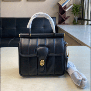 Coach Willis Mini Fat Messenger Handbag - Black 52686 | Sandra Bags