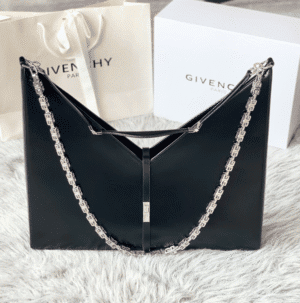 Givenchy V-shaped Cut Out Large Handbag - Black 69880 | Sandra Bags