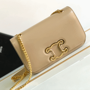 Celine Medium Triomphe Frame Shoulder Bag - Cream 77184 | Sandra Bags