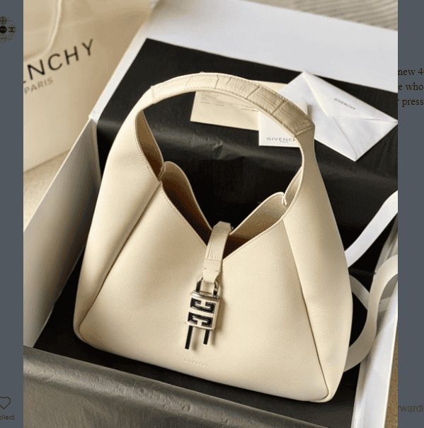 Givenchy G-hobo Handbag - Off White 43873 | Sandra Bags