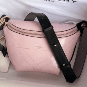 Givenchy Waxed Leather Waist Bag - Pink 80087 | Sandra Bags
