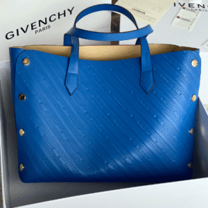 Givenchy Bond Embossed Calf Tote Bag - Royal Blue 37440 | Sandra Bags