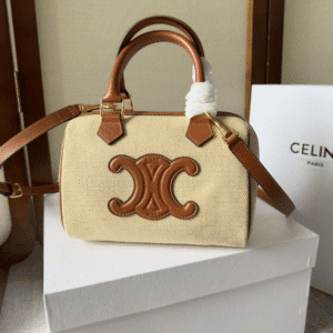 Celine Arc De Triomphe Small Boston Pillow Bag - Cream 24047 | Sandra Bags