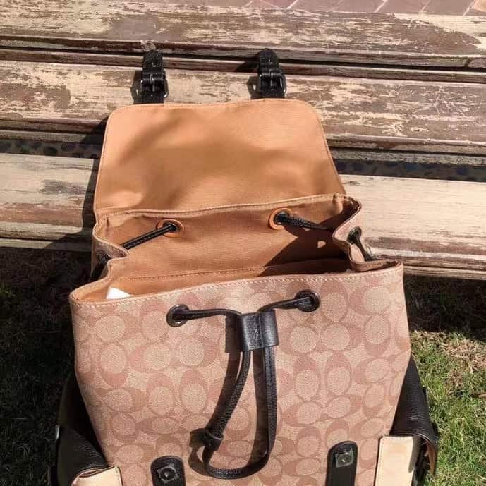 Coach Hudson Series Backpack - Cream 74794 | Sandra Bags - Image 3
