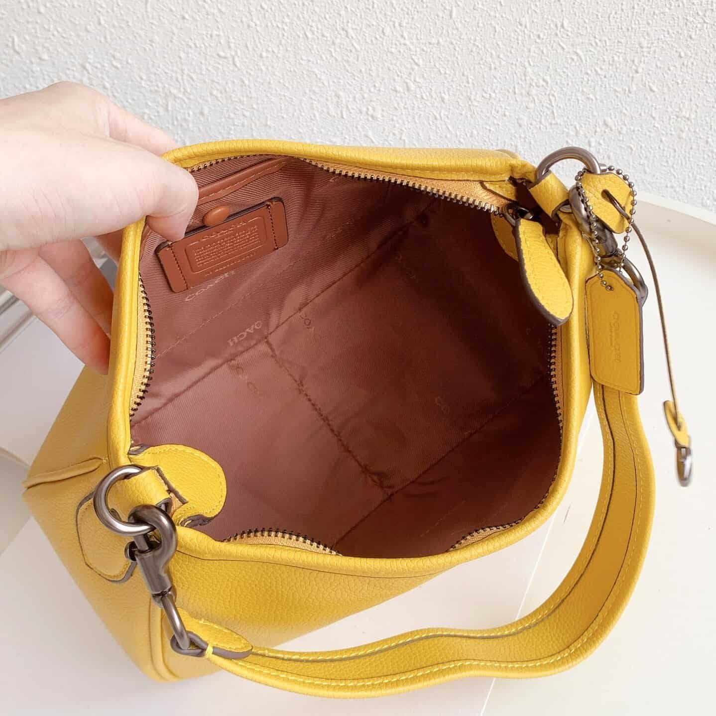 Coach Cary Crossbody Bag - Yellow 98014 | Sandra Bags - Image 3