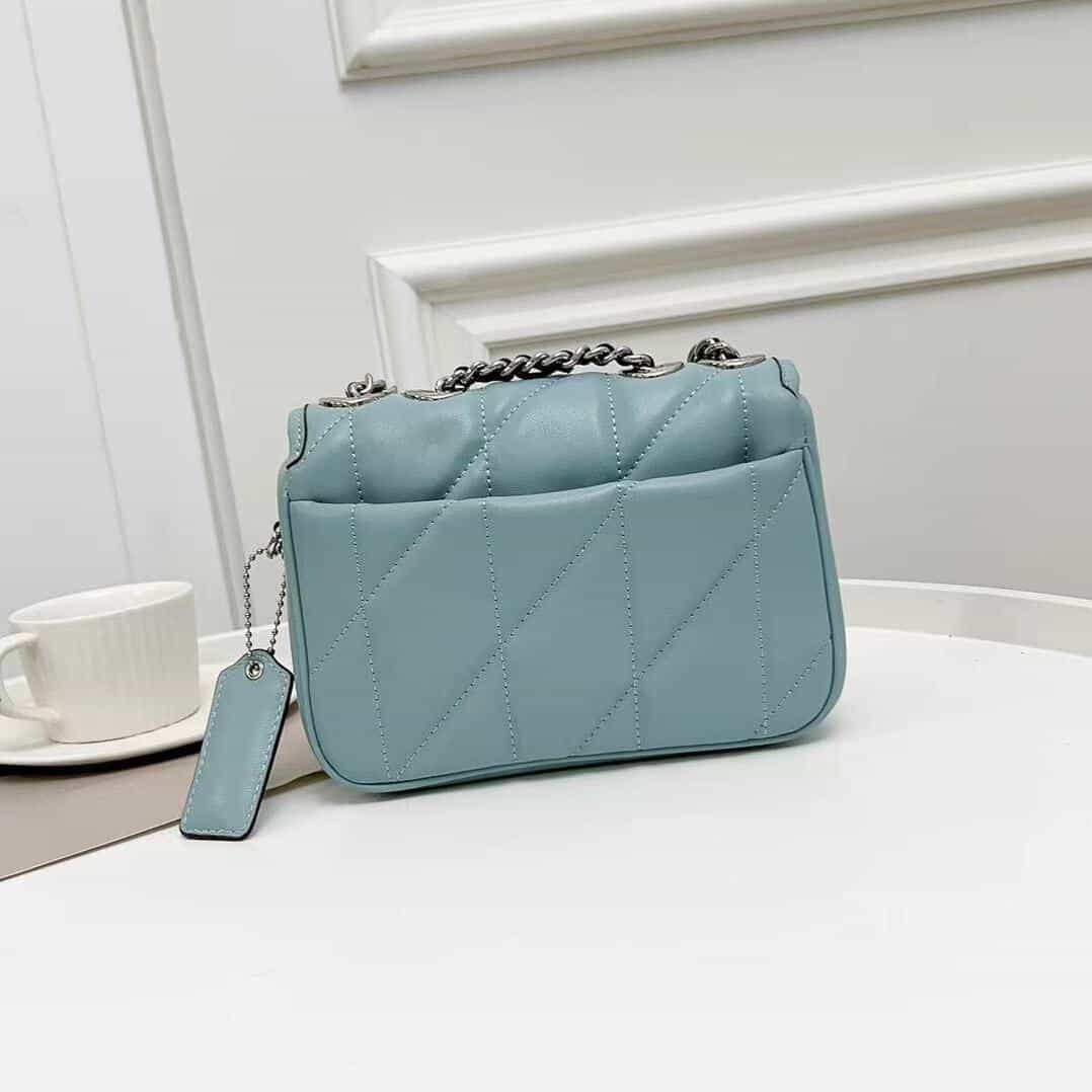 Coach Pillow Madison First-layer Armpit Crossbody Women's Bag - Blue 37337 | Sandra Bags - Image 5