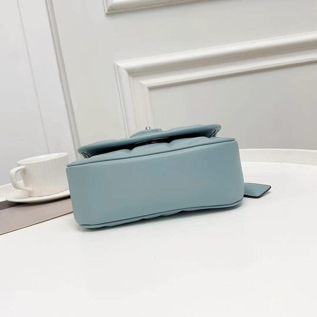 Coach Pillow Madison First-layer Armpit Crossbody Women's Bag - Blue 37337 | Sandra Bags - Image 3