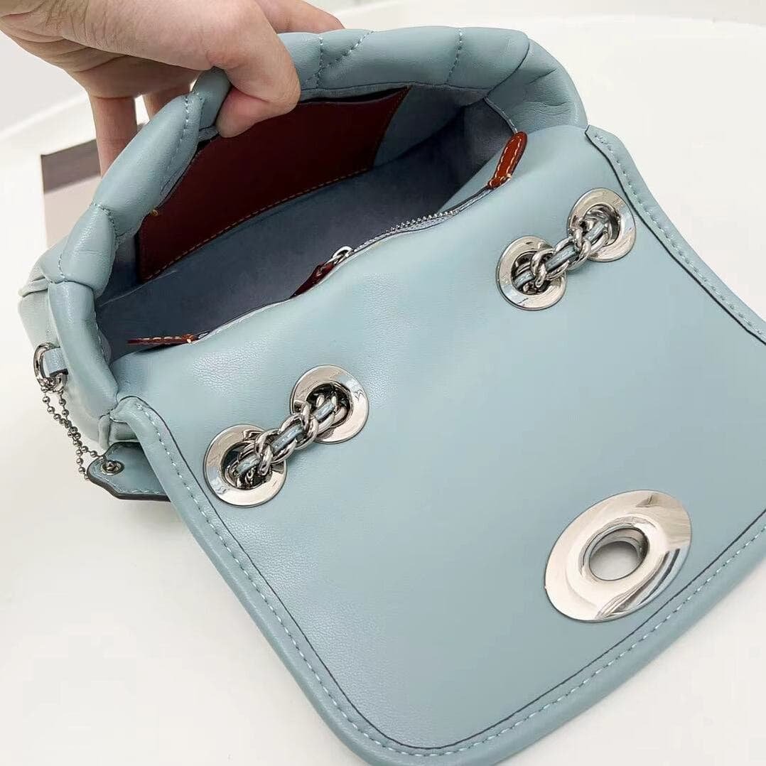 Coach Pillow Madison First-layer Armpit Crossbody Women's Bag - Blue 37337 | Sandra Bags - Image 2