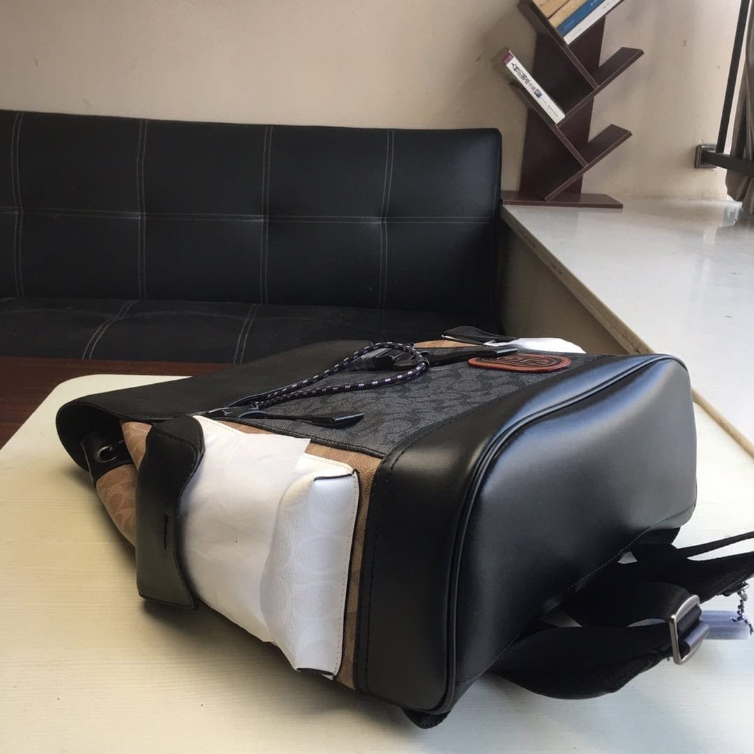 Coach Classic Men's Presbyopic Canvas Backpack - Black 74528 | Sandra Bags - Image 3