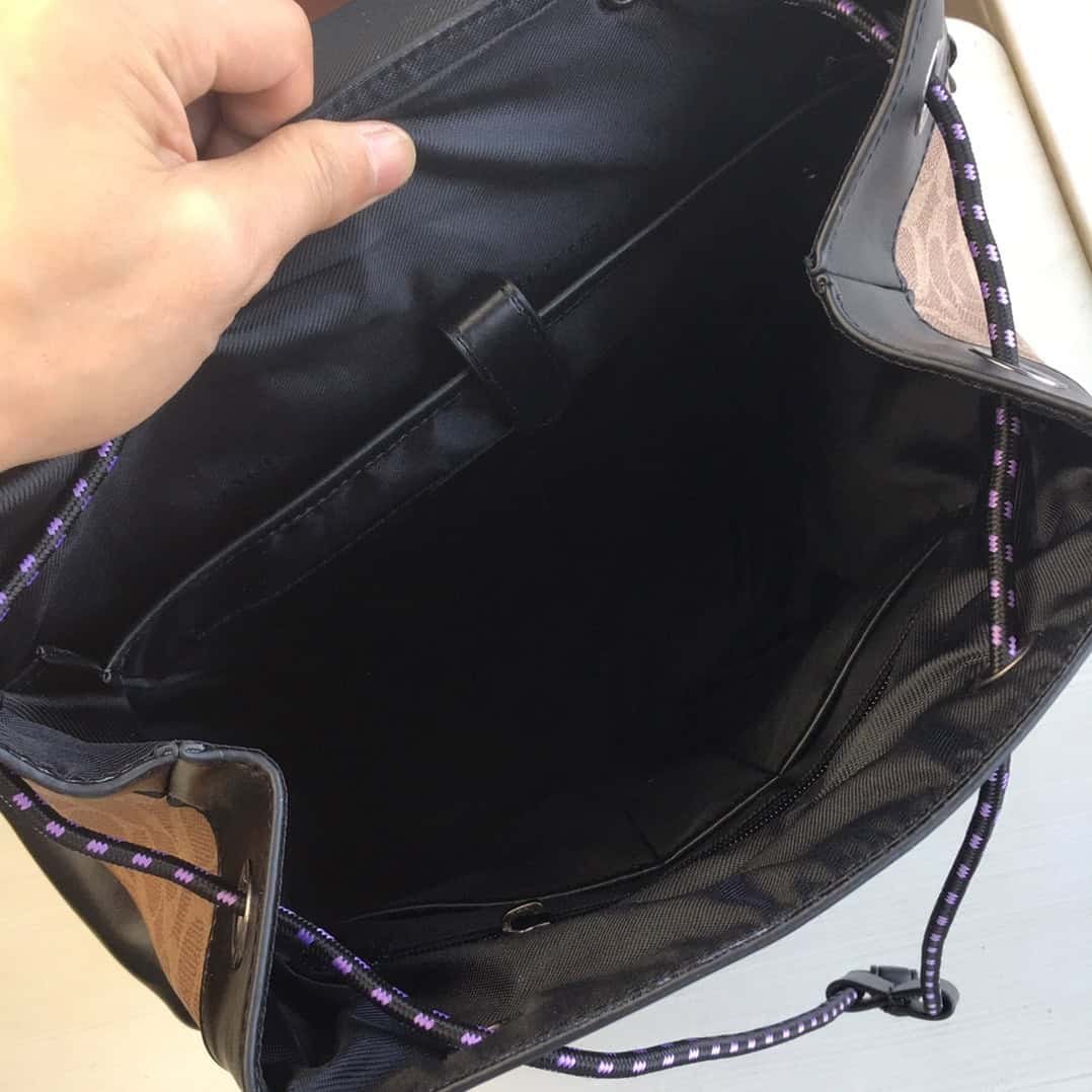 Coach Classic Men's Presbyopic Canvas Backpack - Black 74528 | Sandra Bags - Image 2