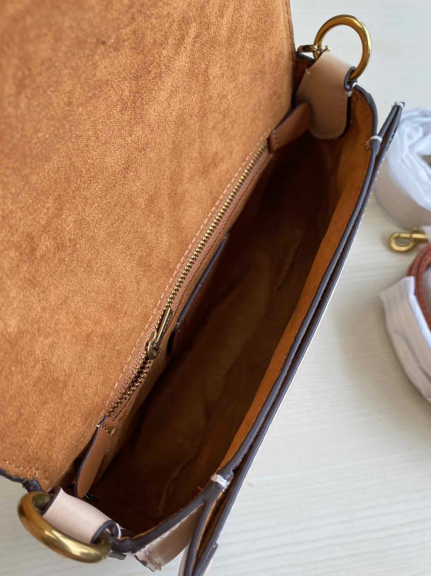 Coach Saddle Shoulder Strap Bag - Cream 70507 | Sandra Bags - Image 2