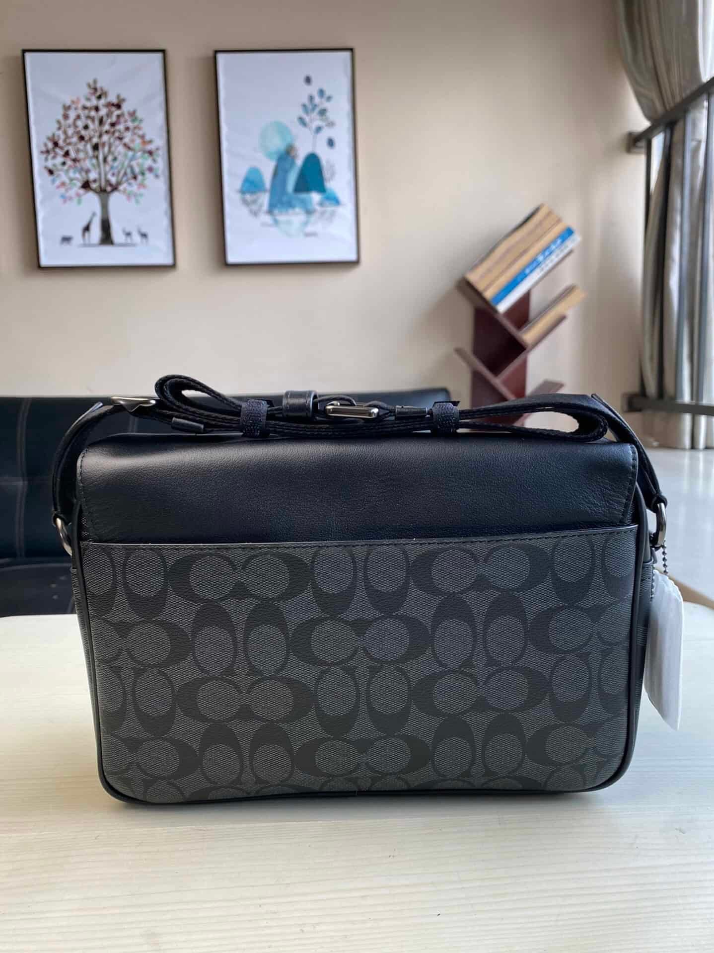 Coach Tracker Crossbody Messenger Bag - Blue 45257 | Sandra Bags - Image 5