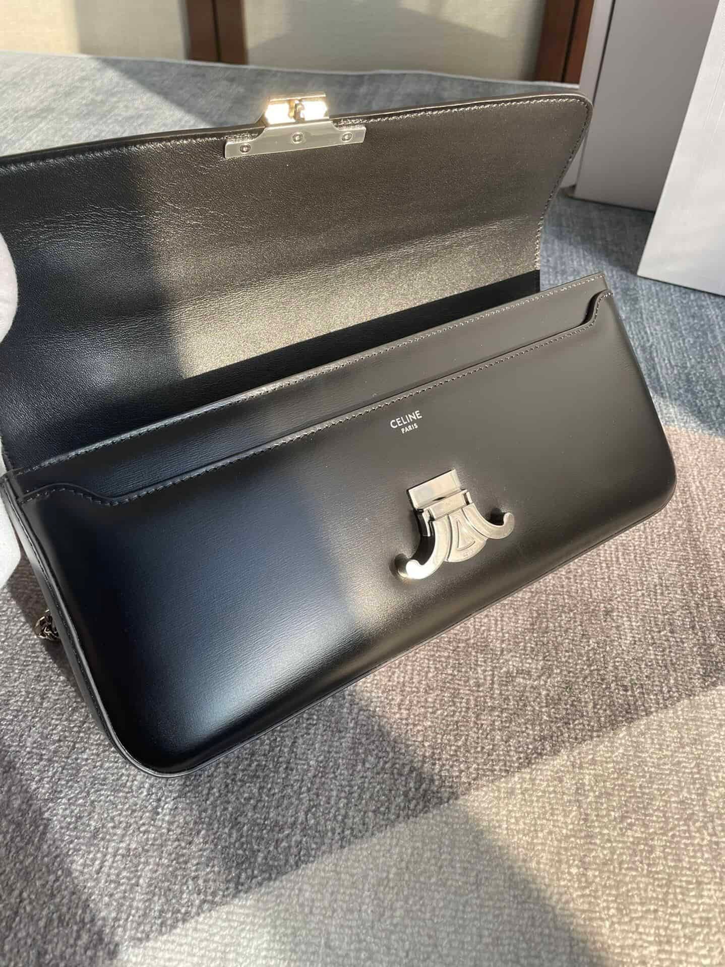 Celine Chain Armpit Bag - Black 33288 | Sandra Bags - Image 3