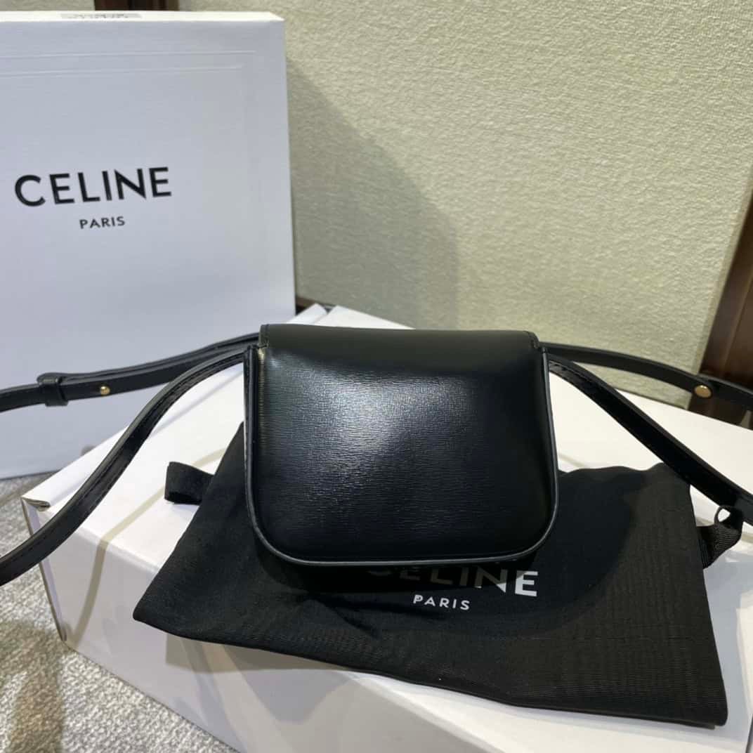 Celine 2022 New Mini Headphone Bag - Black 10828 | Sandra Bags - Image 4