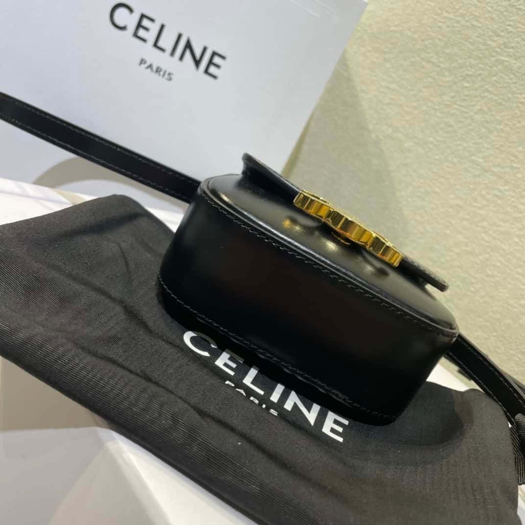 Celine 2022 New Mini Headphone Bag - Black 10828 | Sandra Bags - Image 5