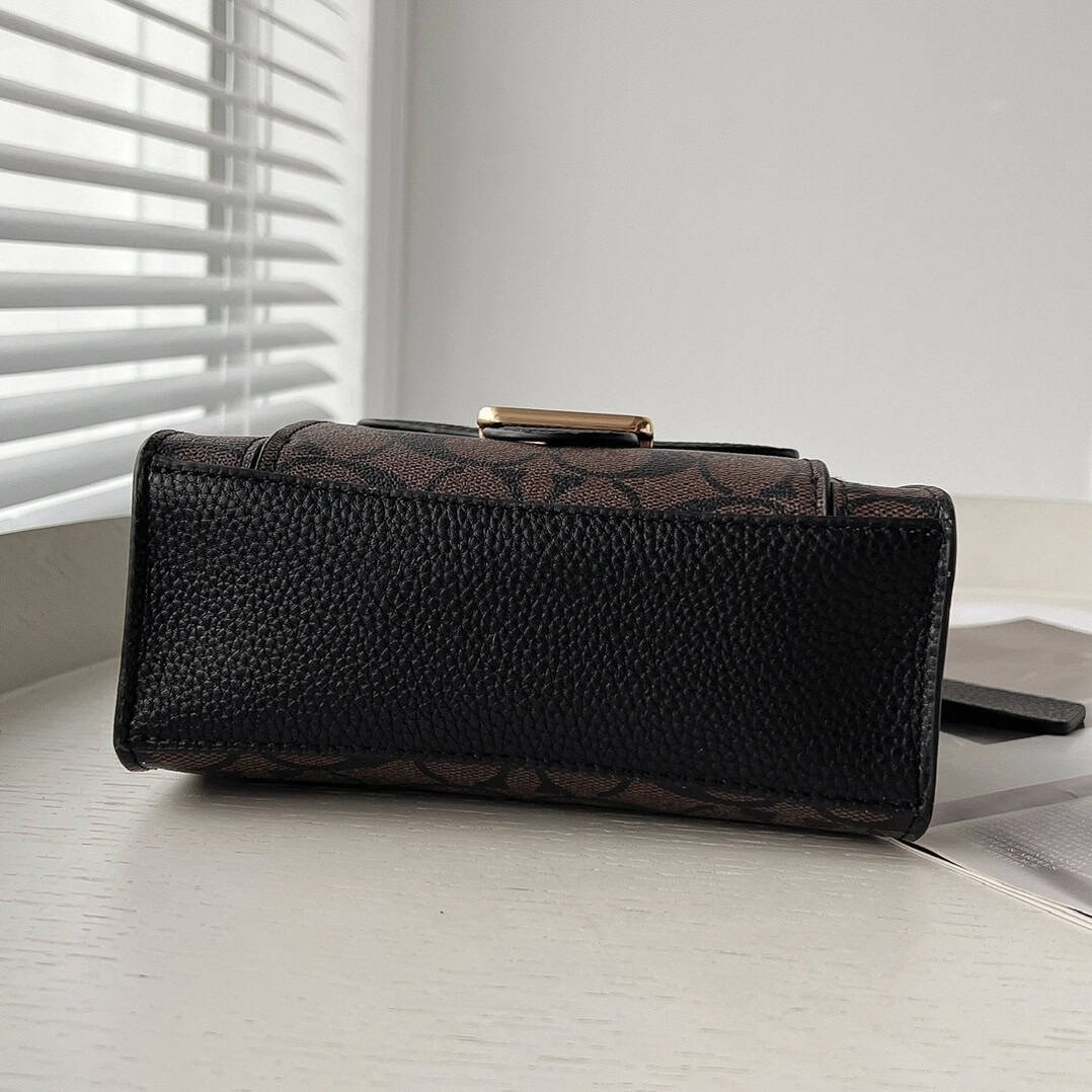 Coach Pepper Mini Tote Music Bag - Black 70724 | Sandra Bags - Image 3